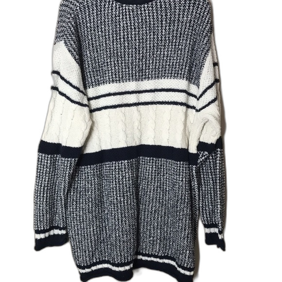 Vtg Liz Claiborne oversized cotton blend knit pullover fall sweater large - Picture 9 of 11